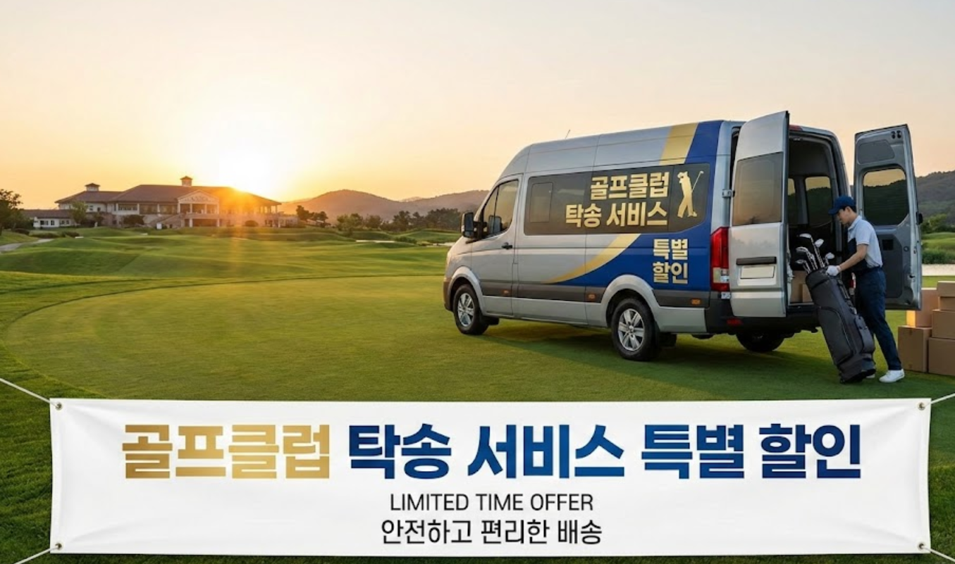 골프클럽 탁송 서비스